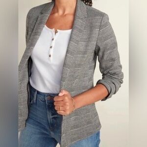 Old Navy Glen Check Soft Blazer